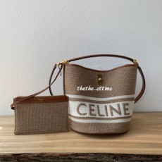 [CELINE] 셀린느 텍스타일 16 버킷백
