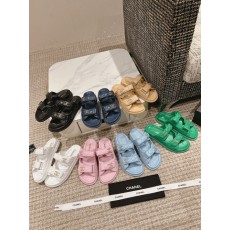 샤넬 cc로고 벨크로 뮬