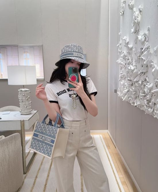 미스디올 코튼 데님 팬츠