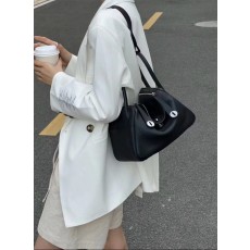 에르메스 린디 26 누아(블랙 89) 은장