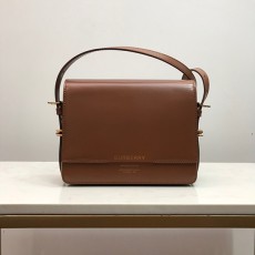 버버리 스몰 투톤 레더 그레이스 숄더백 80120041